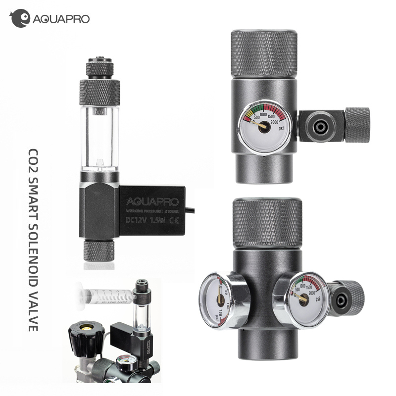Marine Aquarium Mini - Aquarium Co2 Regulator Mini System Carbon