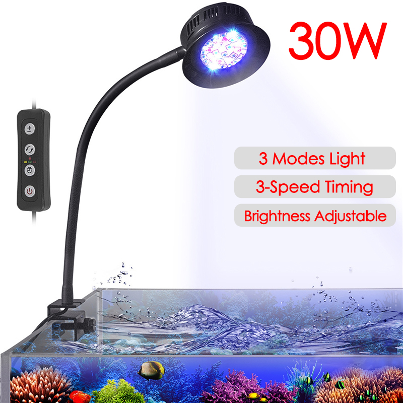 Marine Aquarium Led Lights - 30W Aquarium Fish Tank Sea Water