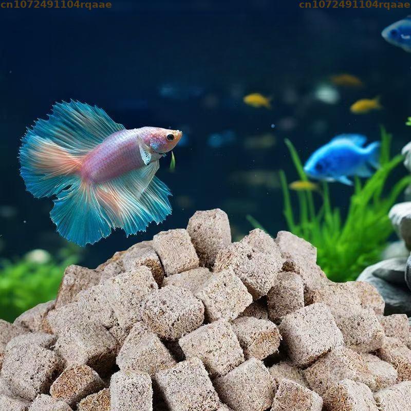 Marine Aquarium Worms - Natural Freeze Dried Bloodworms Cube Tubifexes
