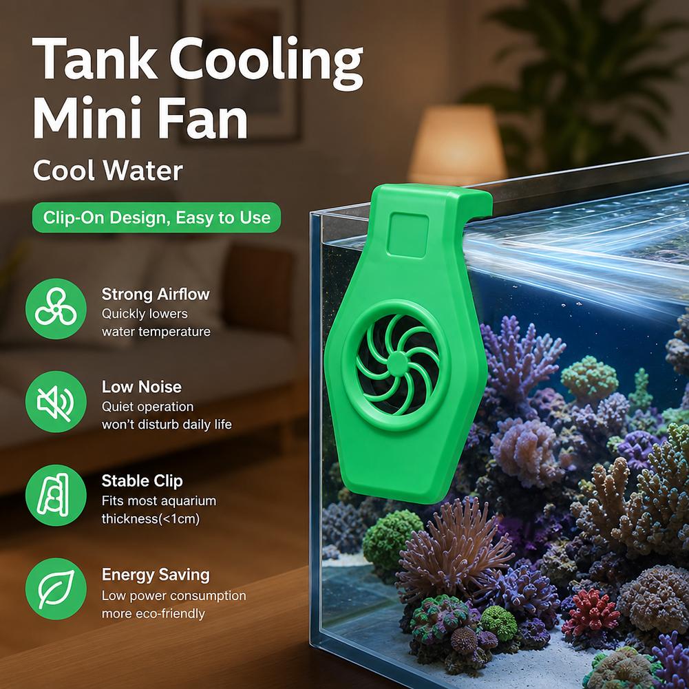 Aquarium Cooling Fan Mini Clip - Marine Aquarium Mini recension och pris
