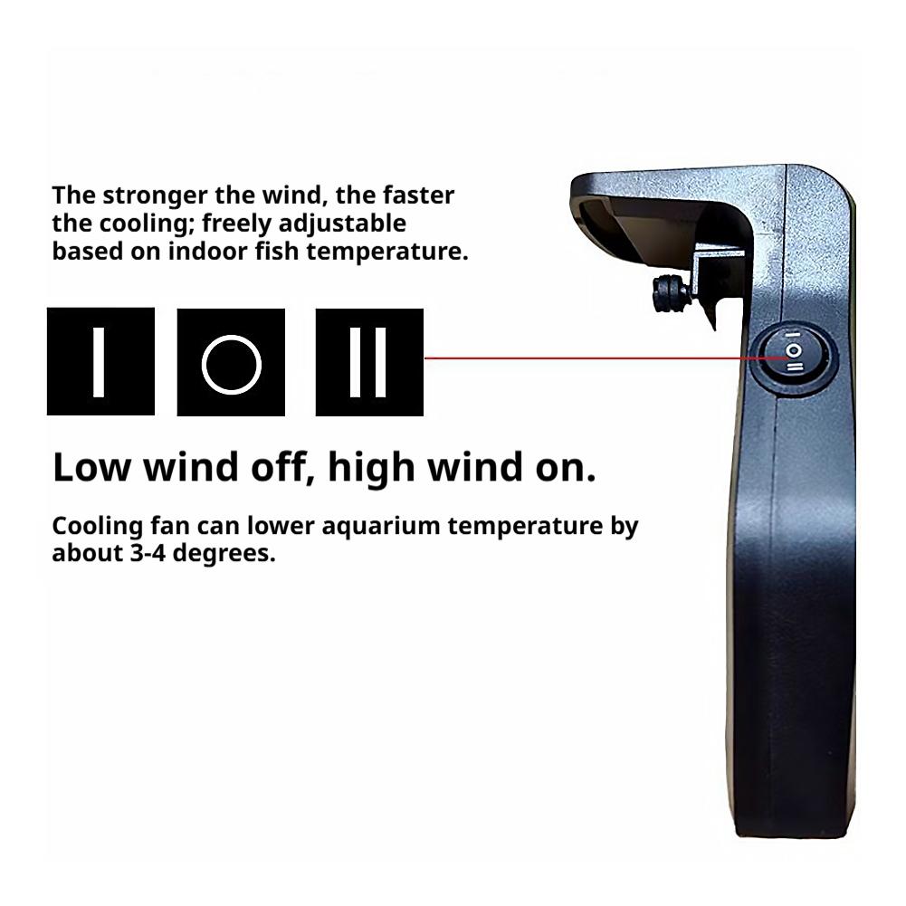 Aquarium Cooling Fan Mini Clip - Marine Aquarium Mini recension och pris