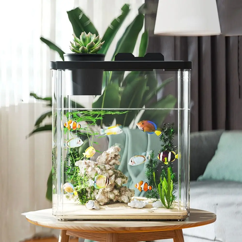 Aquarium Desktop Fish Tank Wat - Marine Aquarium With Sump recension och pris