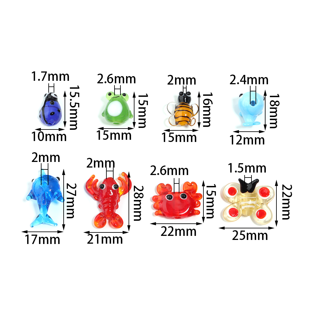 2Pcs Glass Pendant Marine Anim - Marine Aquarium Mini recension och pris