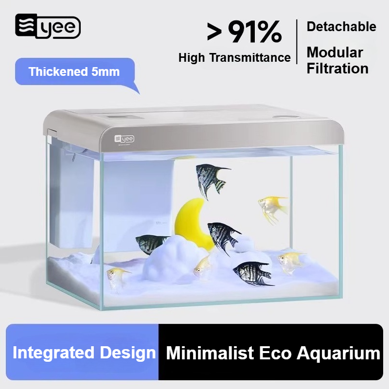 Ultra Clear Glass Desktop Aqua - Marine Aquarium With Sump recension och pris