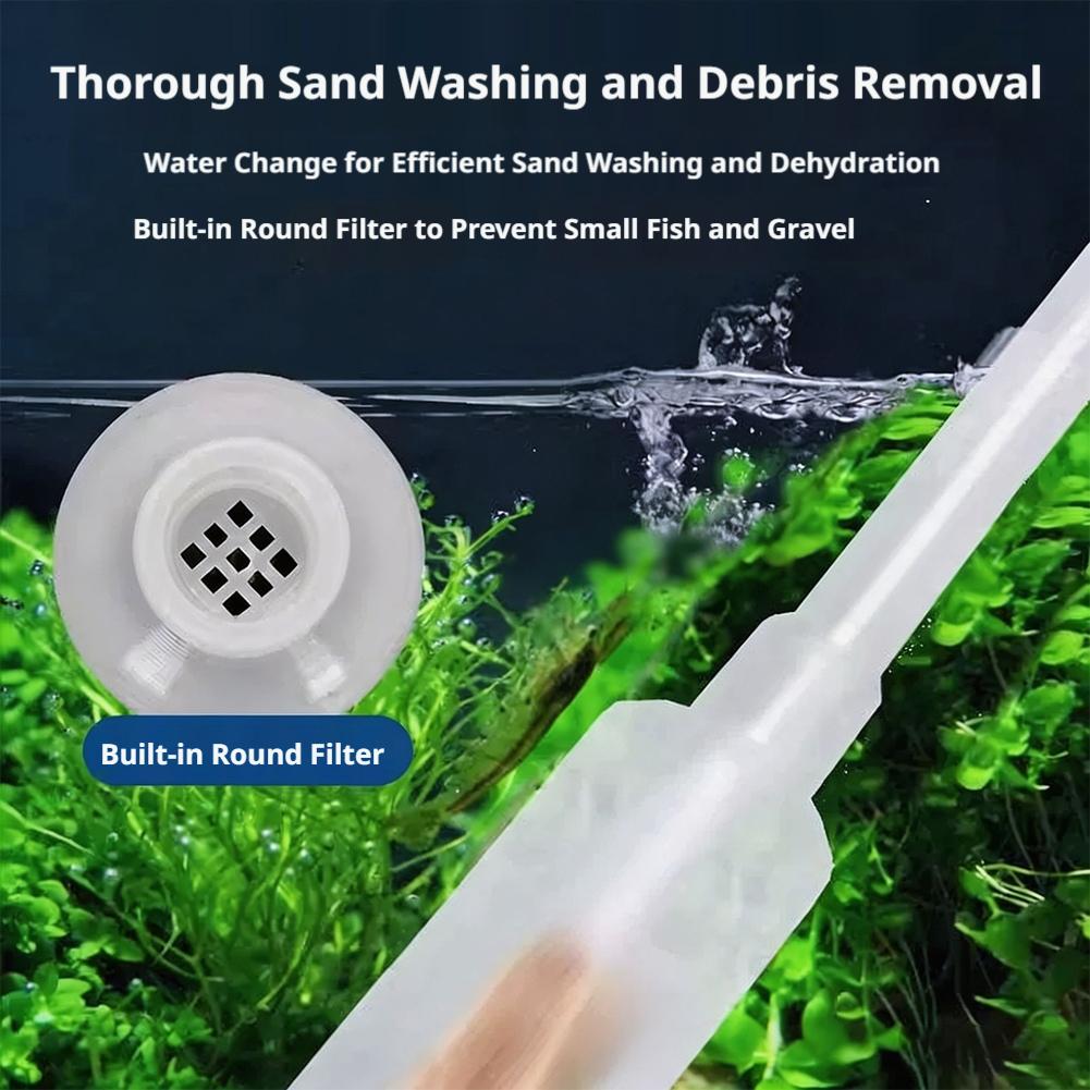 Manual Aquarium Siphon Fish Ta - Marine Aquarium With Sump recension och pris