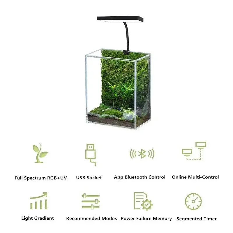 WEEK AQUA Mag Pro USB Nano Aqu - Marine Aquarium Led Lights recension och pris
