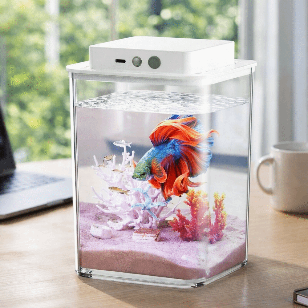 Transparent Betta Fish Tank In - Marine Aquarium With Sump recension och pris