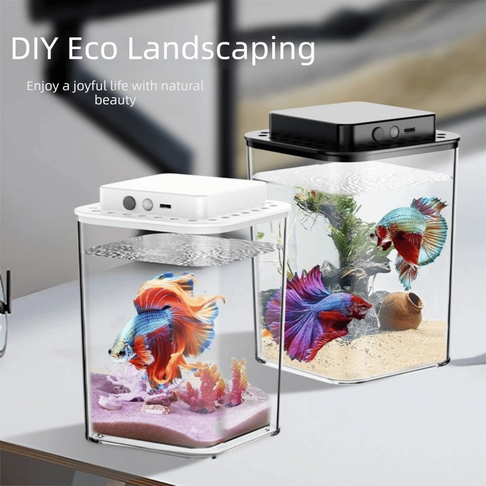 Transparent Betta Fish Tank In - Marine Aquarium With Sump recension och pris