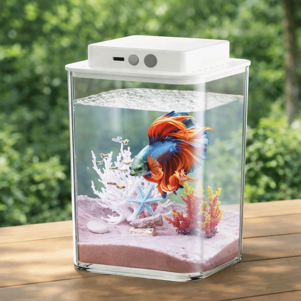 Transparent Betta Fish Tank In - Marine Aquarium With Sump recension och pris