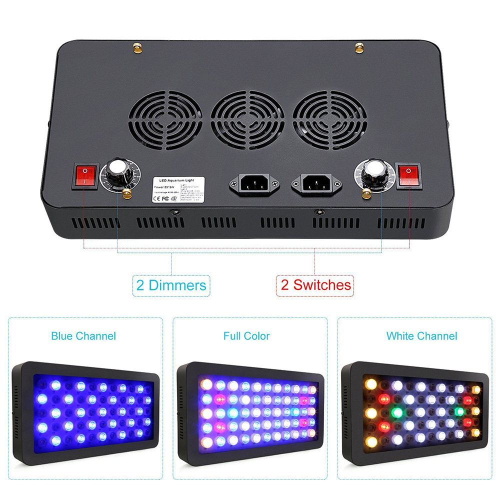 165W LED Aquariums Light Dimma - Marine Aquarium Led Lights recension och pris