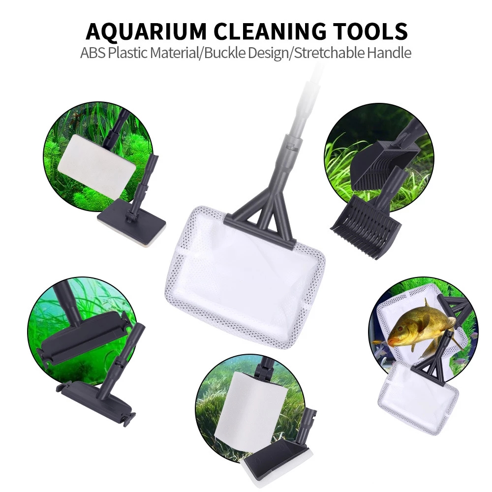 6 in 1 Aquarium Cleaning Tools - Marine Aquarium Glass Scraper recension och pris