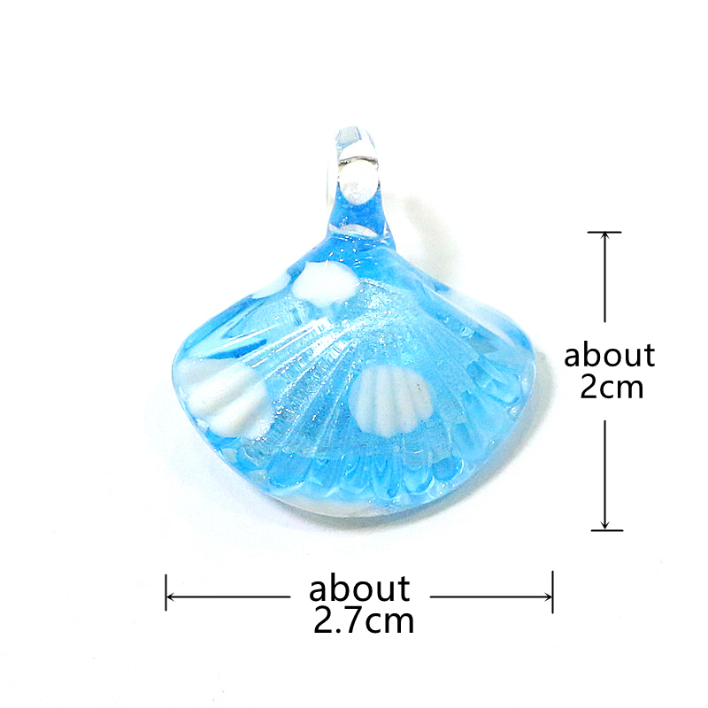Colorful Mini Sea Shell Charm  - Marine Aquarium Mini recension och pris