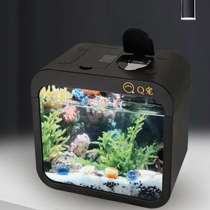 Desktop Transparent Acrylic Fi - Marine Aquarium With Sump recension och pris