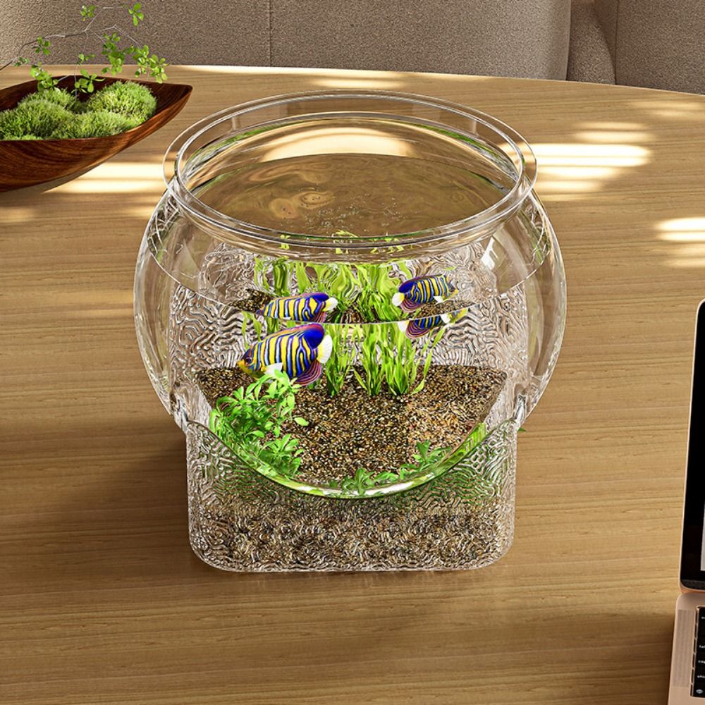 Ultra Clear Round Fish Bowl Re - Marine Aquarium With Sump recension och pris
